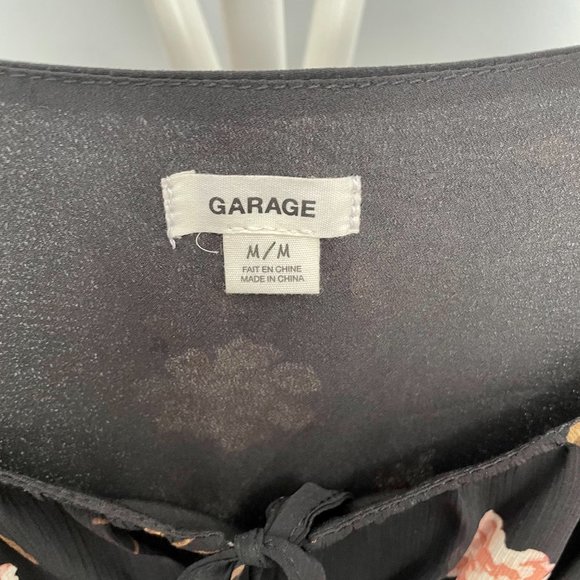 Garage - Dress - Size M - Black floral - EUC - Picture 3 of 3